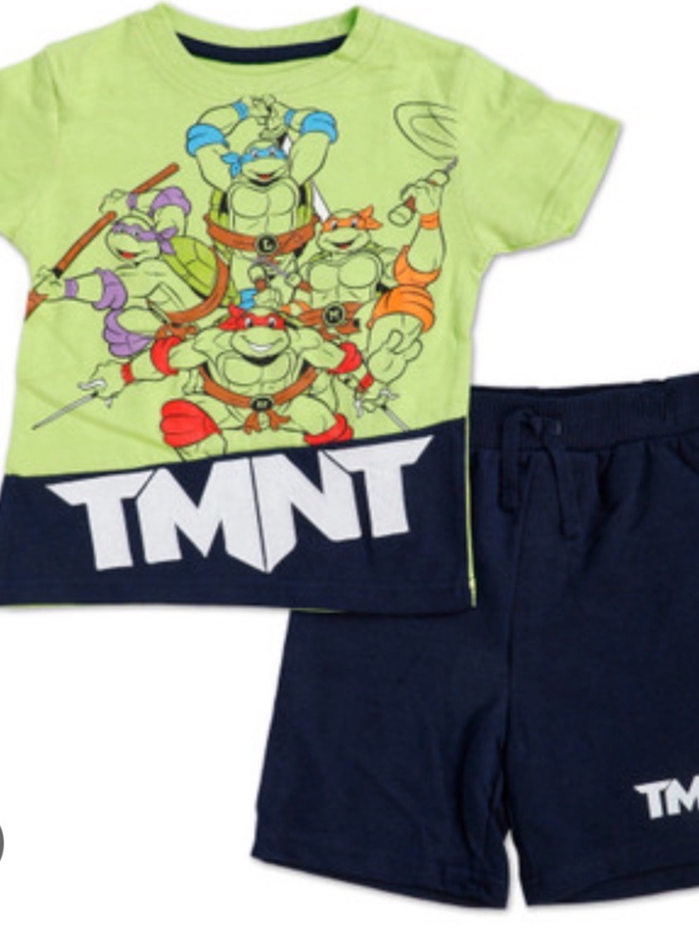 5t teenage mutant ninja turtles 2 piece outfit
